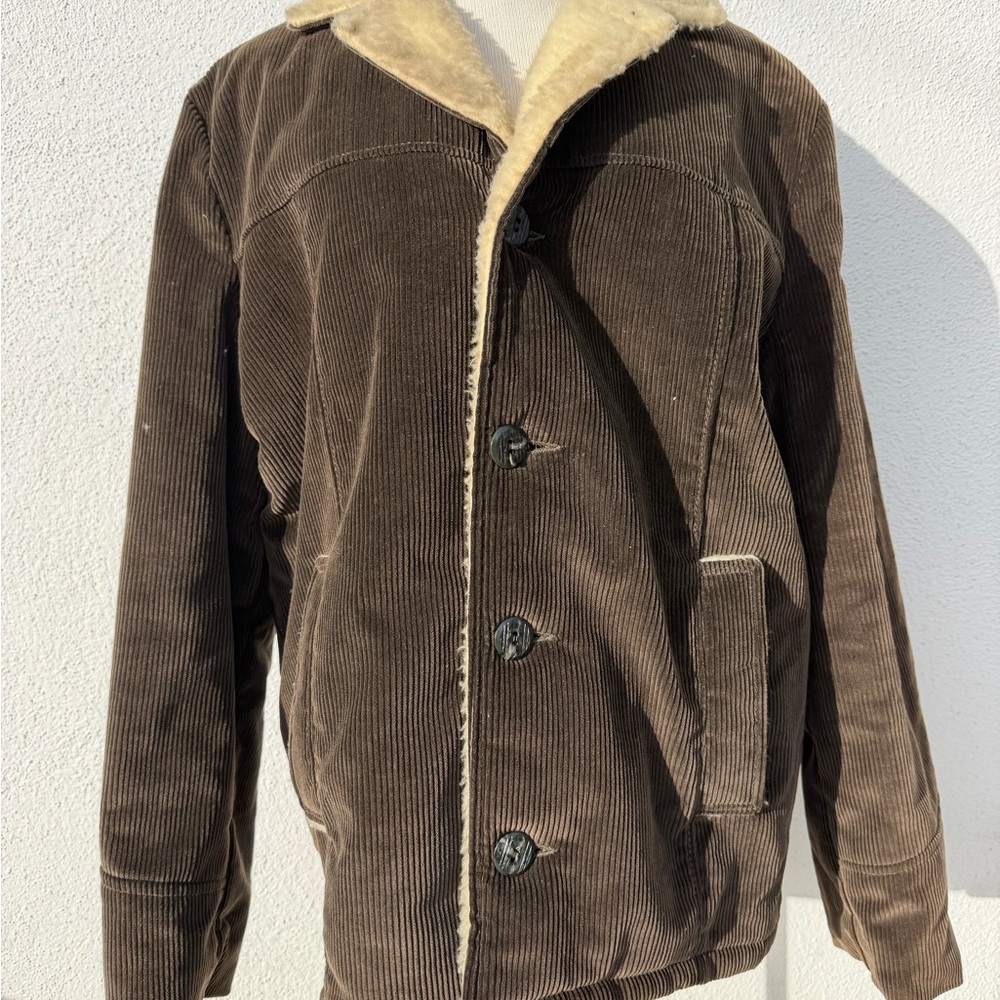 Vintage 60’s -70’s Silton corduroy Sherpa Men's Jacket